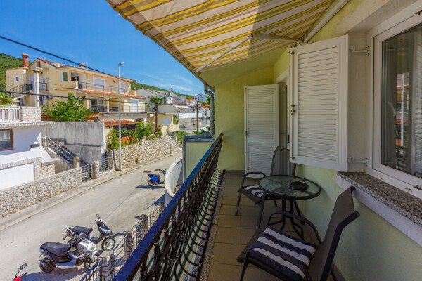 Apartment 2 bedrooms, with sea view