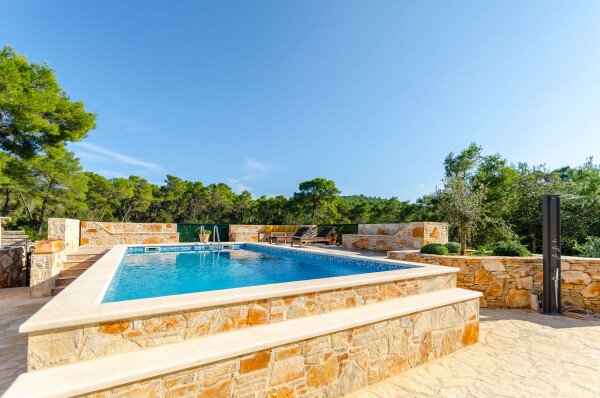 Villa confortable, 3 chambres, avec piscine