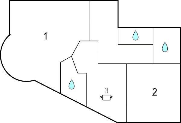 Wohnung 2 Schlafzimmer, mit WLAN