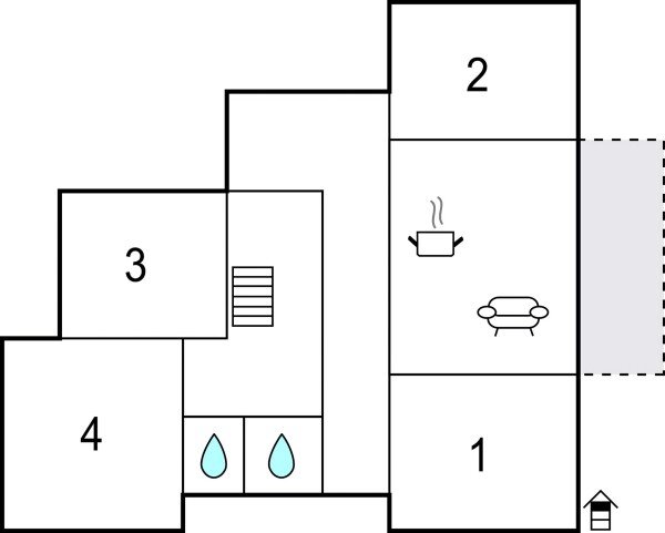 Appartamento 4 camere, con giardino