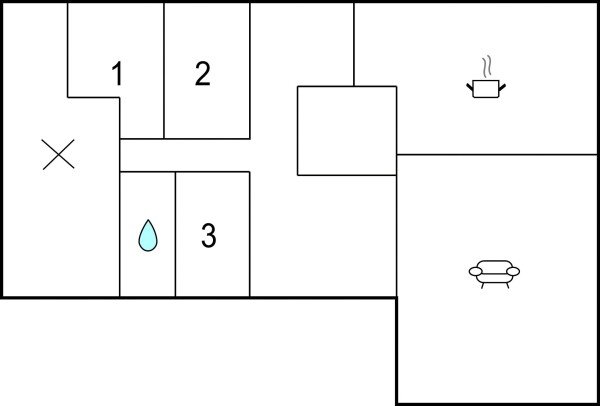 Huis 3 slaapkamers, met wifi