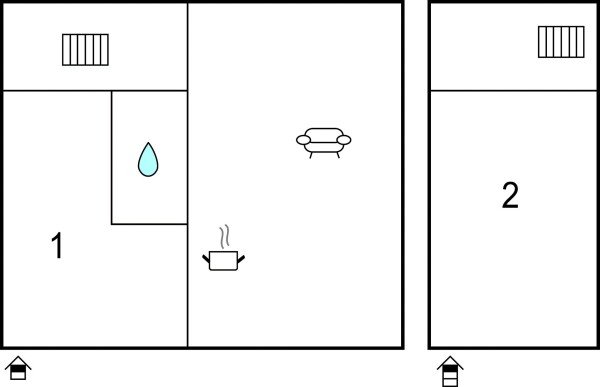 Apartment 2 bedrooms, with wifi