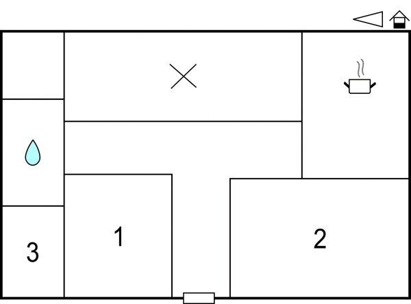 Wohnung 3 Schlafzimmer, mit WLAN