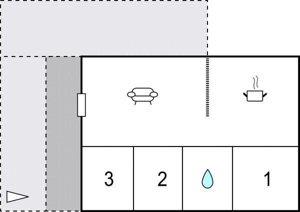 Ferienhaus 3 Schlafzimmer, mit Kamin