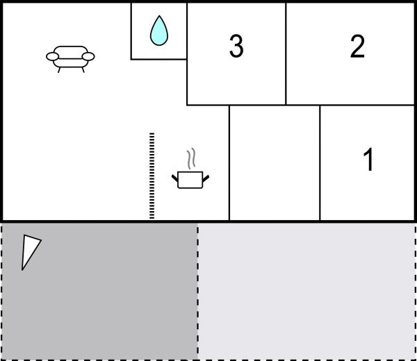 House 3 bedrooms, with sea view