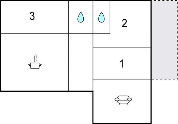 Apartamento 3 habitaciones, con piscina
