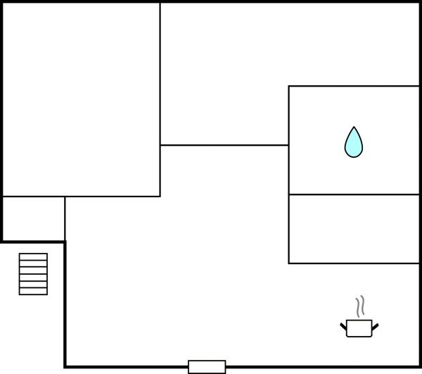 Apartment 2 bedrooms, with air conditioning