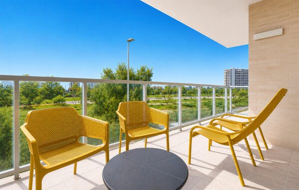 Apartamento 2 habitaciones, con piscina