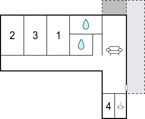 Maison de campagne traditionnelle, 4 chambres, avec vue sur mer