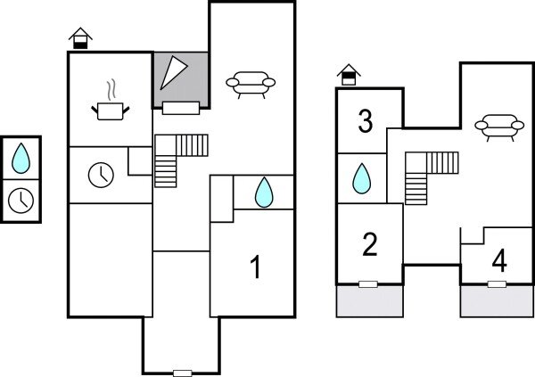 Casa 4 habitaciones, con vista al mar
