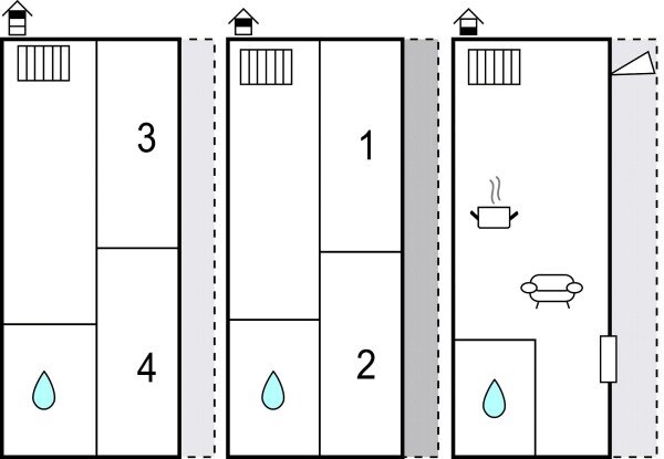 House 4 bedrooms, with sea view