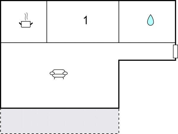 Appartement confortable, 1 chambre, avec vue sur mer