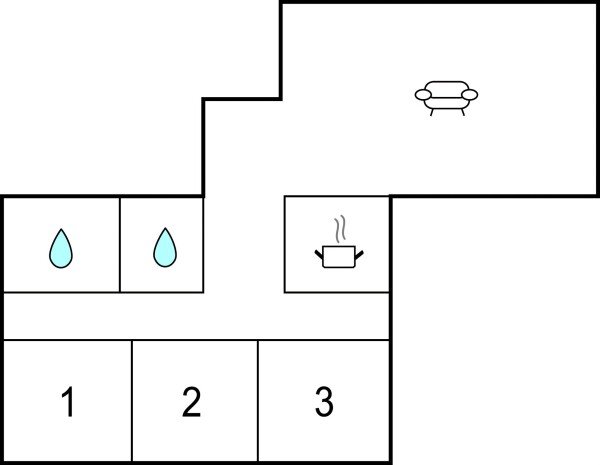 Ferienhaus 3 Schlafzimmer, mit Meerblick