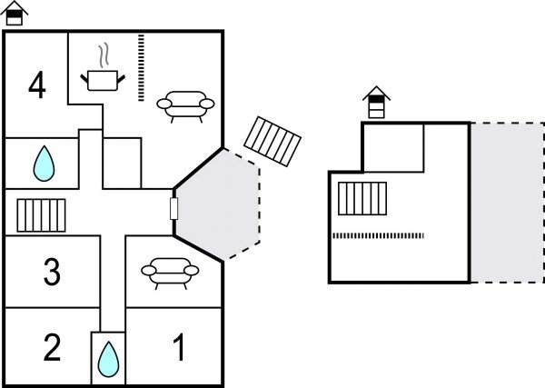 Casa 4 habitaciones, con piscina