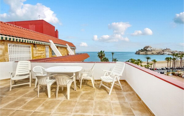 Apartamento 2 habitaciones, con vista al mar