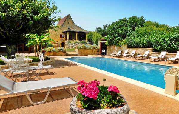 Maison de campagne cozy, 4 chambres, avec piscine