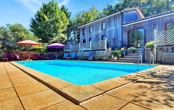 Maison de campagne bien-être, 4 chambres, avec piscine
