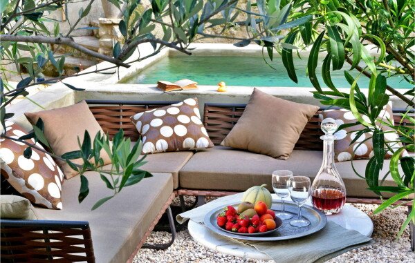 Appartement romantique, 1 chambre, avec piscine