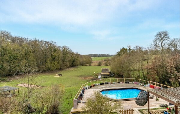 Maison de campagne bien-être, 6 chambres, avec piscine