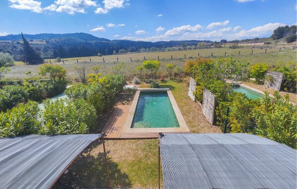 Maison de campagne confortable, 3 chambres, avec piscine