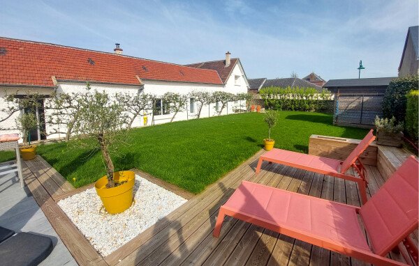 Appartement moderne, 1 chambre, avec jardin
