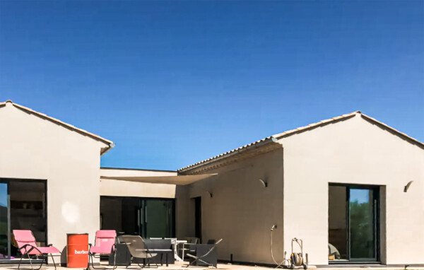 Maison de campagne moderne, 4 chambres, avec jardin