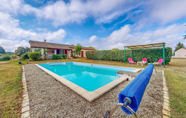Maison de campagne moderne, 3 chambres, avec piscine