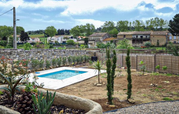 Maison de campagne moderne, 4 chambres, avec piscine