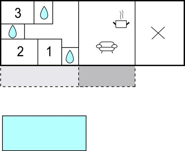 Maison de charme, 3 chambres, avec piscine