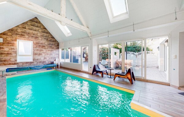 Maison de campagne confortable, 4 chambres, avec piscine