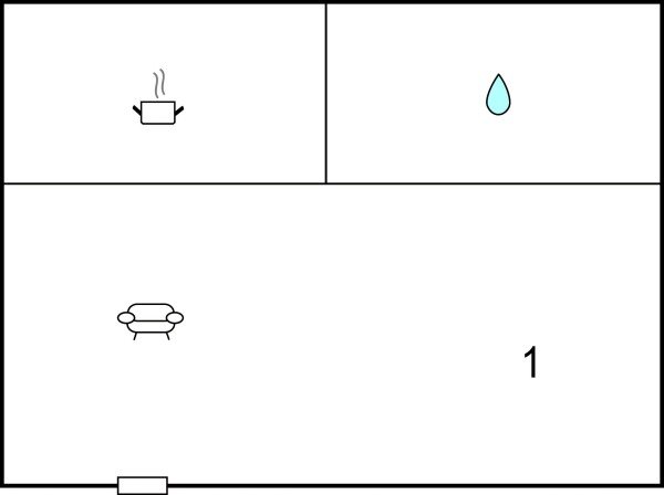 Wohnung 1 Schlafzimmer, mit WLAN