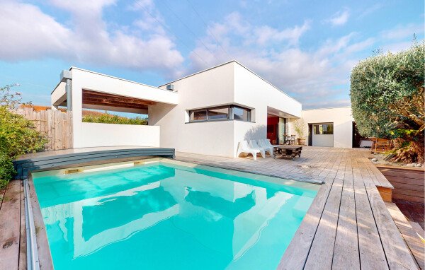 Maison de campagne moderne, 3 chambres, avec piscine