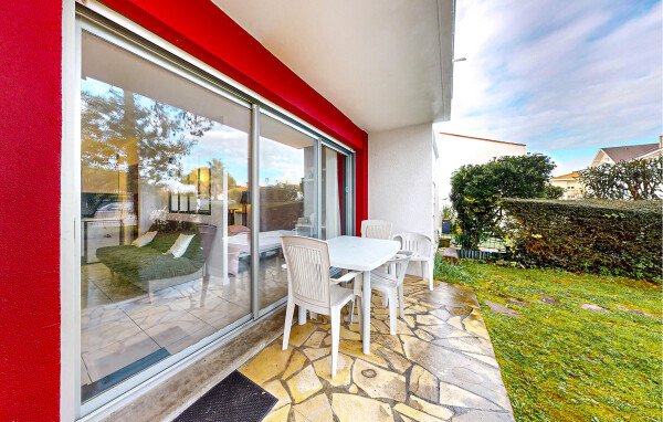 Appartement confortable, 1 chambre, avec jardin