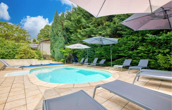 Maison de campagne romantique, 1 chambre, avec piscine