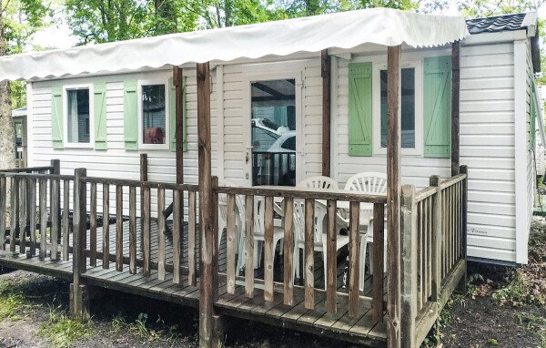 Camping / Mobil Home 3 chambres, avec piscine