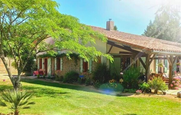 Maison de campagne cozy, 4 chambres, avec piscine