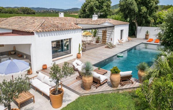 Maison de campagne confortable, 4 chambres, avec piscine