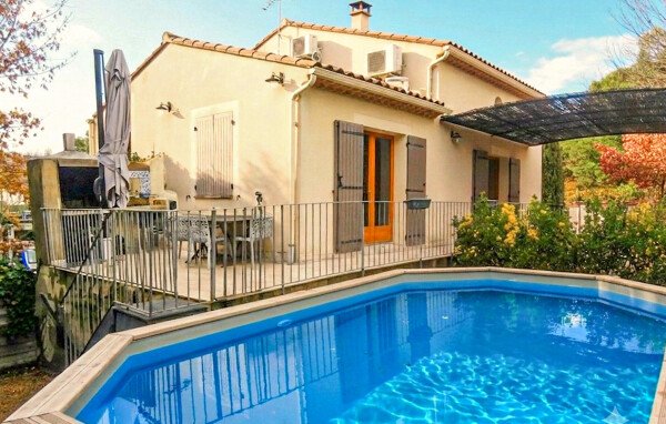 Maison de campagne de charme, 1 chambre, avec piscine