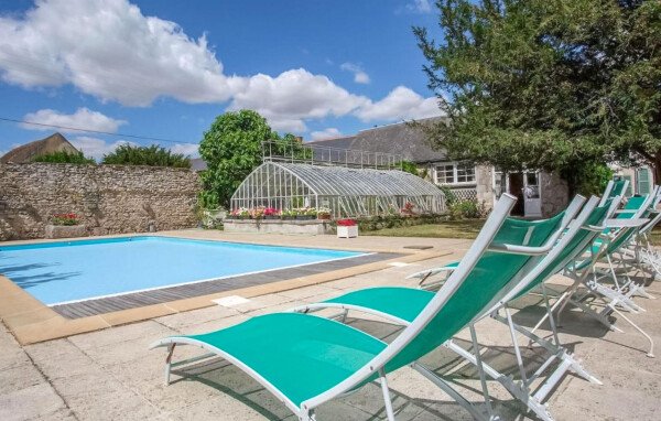 Maison de campagne confortable, 3 chambres, avec piscine
