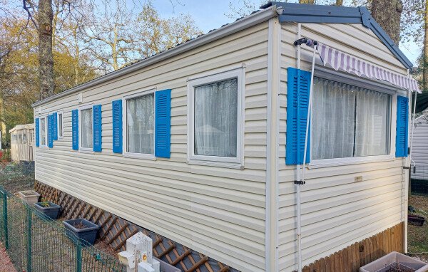 Mobil home confortable, 2 chambres, avec piscine