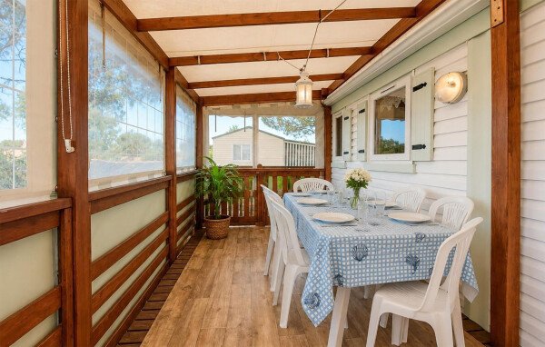 Tente de charme, 2 chambres, avec piscine