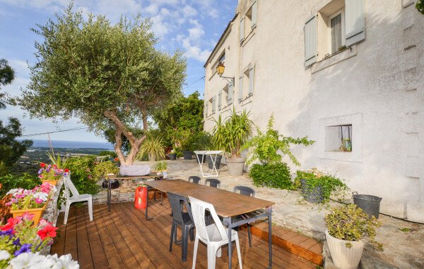 Maison de campagne confortable, 3 chambres, avec vue sur mer