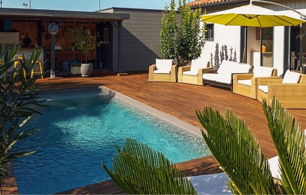 Maison de campagne moderne, 3 chambres, avec piscine