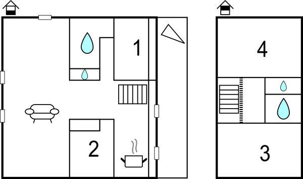 Maison de campagne confortable, 4 chambres, avec wifi