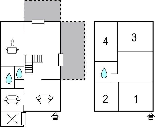 Maison dans un cadre idyllique, 4 chambres, avec piscine