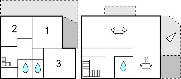 Casa 3 camere, con vista mare