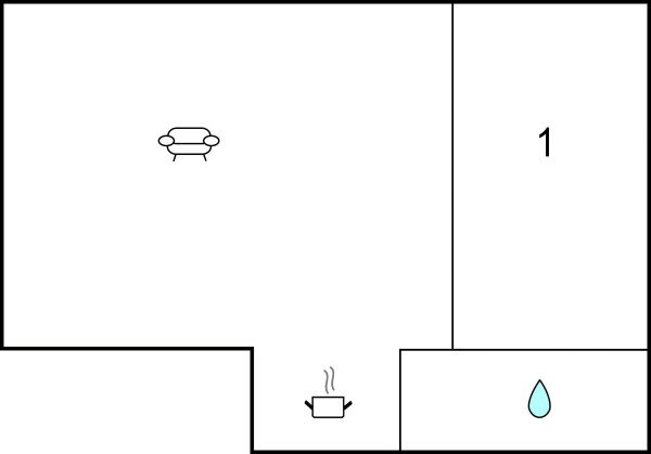 Apartamento 1 quarto, com vista ao mar