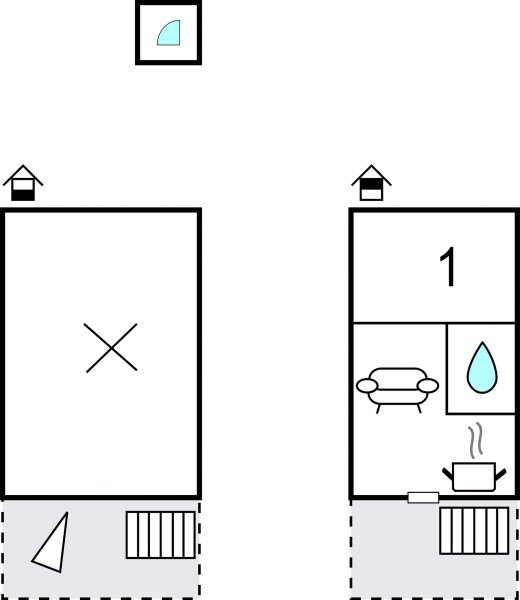 Apartment 1 bedroom, with wifi