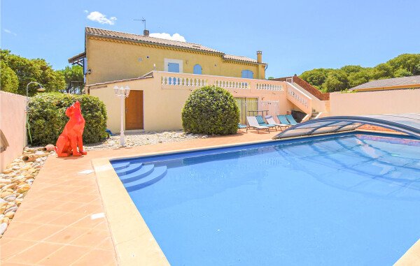 Maison de campagne confortable, 6 chambres, avec piscine