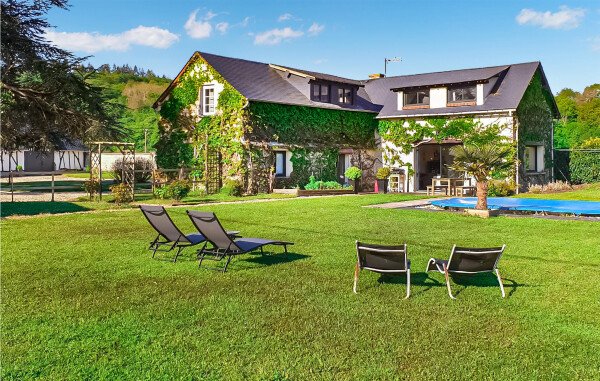 Maison de campagne confortable, 4 chambres, avec piscine